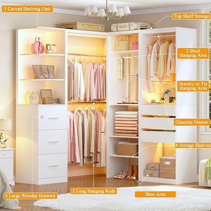 Large Corner Closet System Set - Image 5