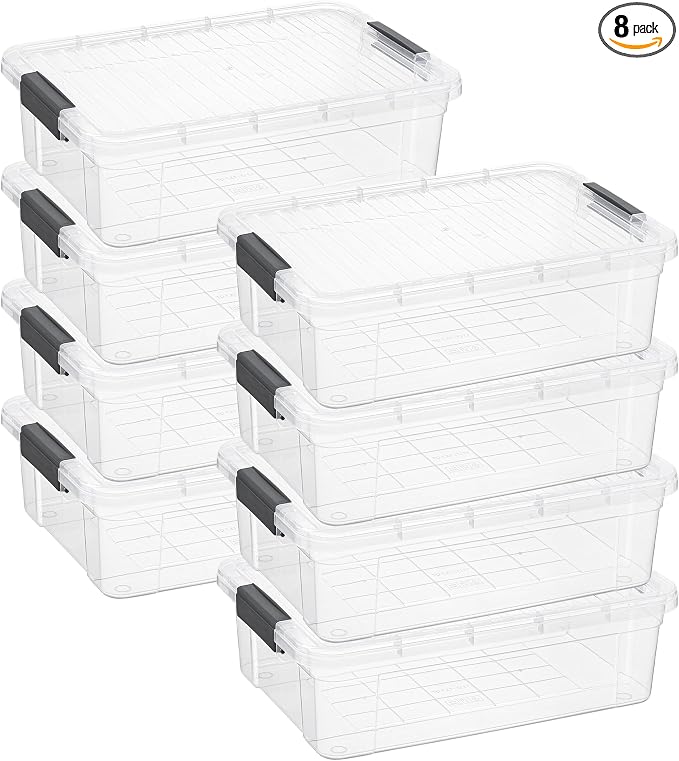 Superio Clear Storage Boxes by Superio