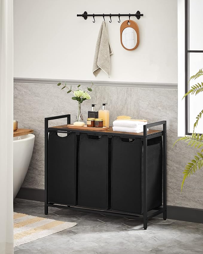 VASAGLE Laundry Hamper, Laundry Basket, Laundry Sorter - Image 3