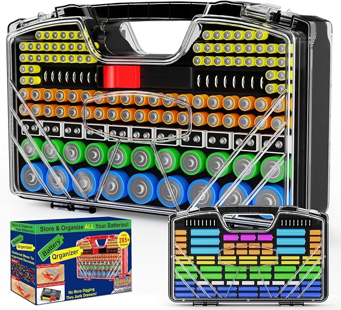 Battery Organizer Storage Holder Box Case by Unknown