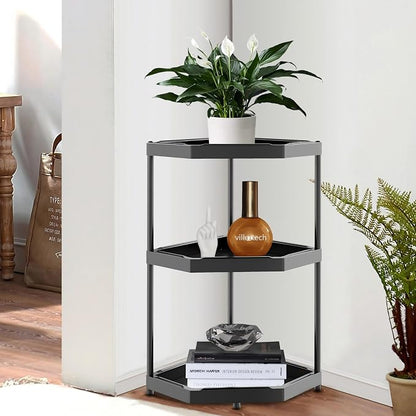 Kitchen Corner Shelf Countertop 3 Tier Bathroom Counter Organizer Cabinet - Image 2
