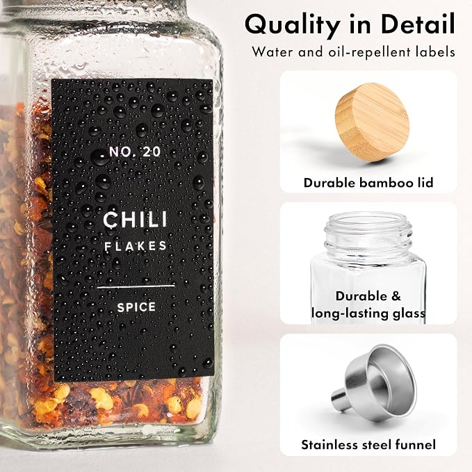 EDELHAUS® Square Spice Jars - Image 9