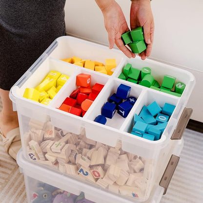 Citylife 32 QT Plastic Storage Bins - Image 2