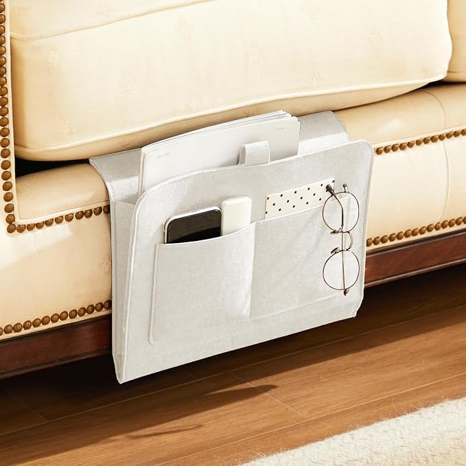 YOUDENOVA Bedside Caddy, Bedside Storage Caddy, Bedside Organizer - Image 2