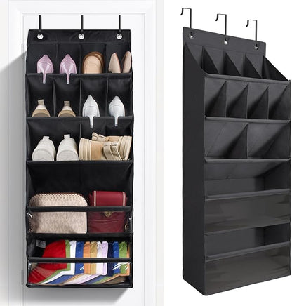 FENTEC 1 Pack Over-the-Door-Shoe-Organizers, Hanging Shoe Organizer by Fentec