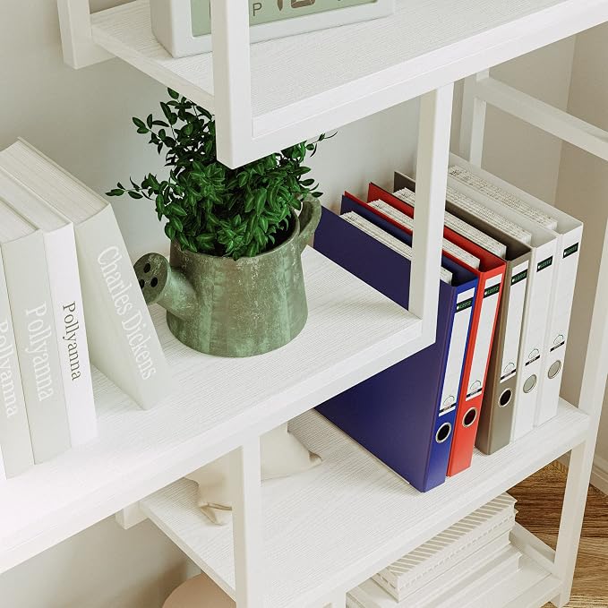 IRONCK Bookshelves and Bookcases 6-Shelf Etagere Bookcase, Industrial Open - Image 5