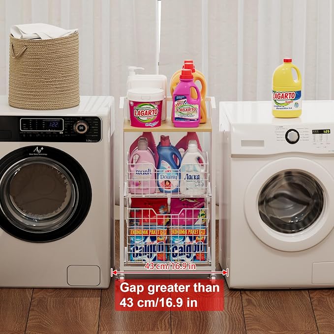 Hongtamoya 3 Tier Laundry Room Cart - Image 2
