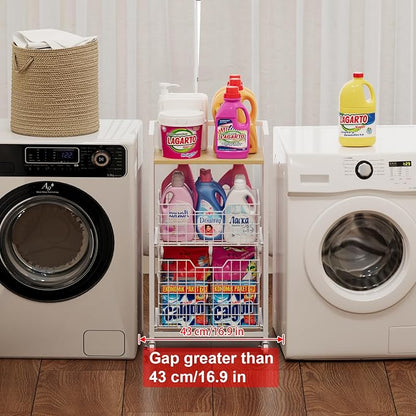 Hongtamoya 3 Tier Laundry Room Cart - Image 2