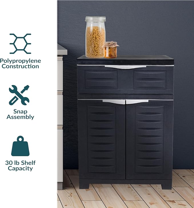 Sunnydaze 34.5" Garage Storage Cabinet - Image 4