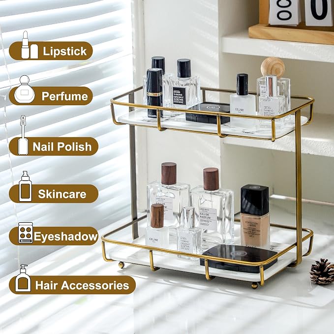 Bathroom Organizer Countertop Perfume Organizer Makeup Organizer Cosmetics - Image 5