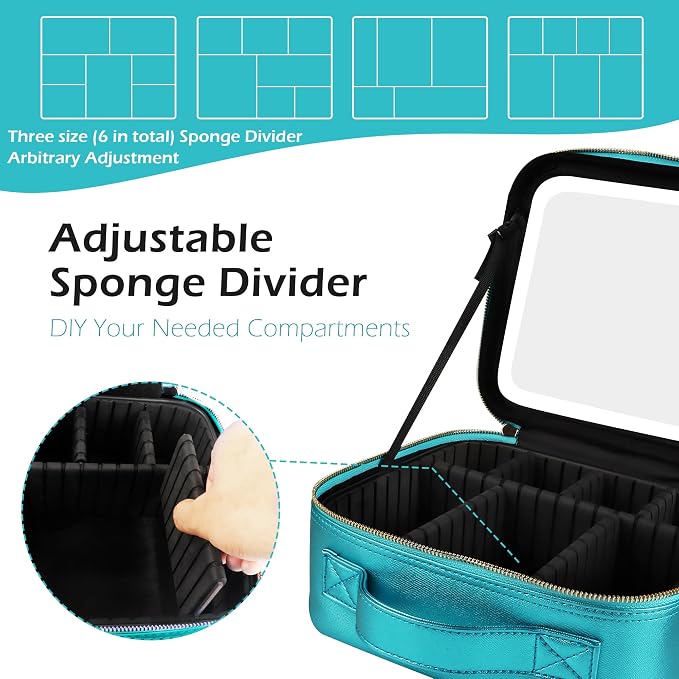 MOMIRA Travel Makeup Bag Cosmetic Bag Makeup Organizer Bag - Image 4