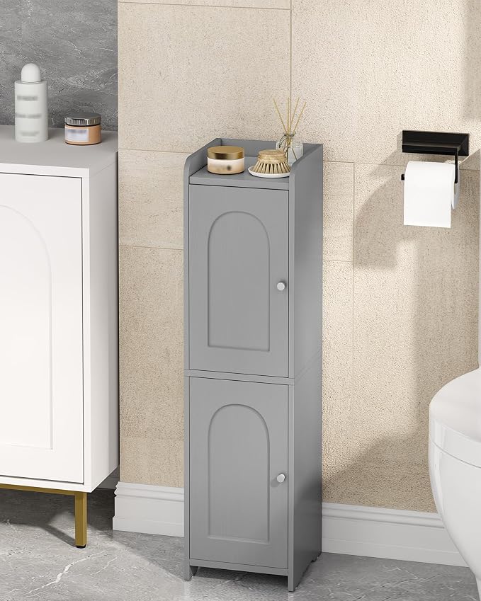 Hzuaneri Bathroom Storage Cabinet, Small Corner Floor Cabinet - Image 4