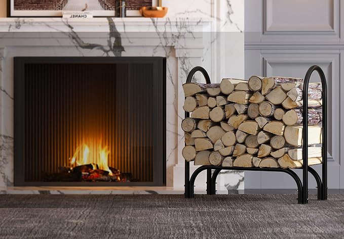 Fire Beauty Firewood Rack Log Holder, Log Storage Holder, Storage Rack - Image 7