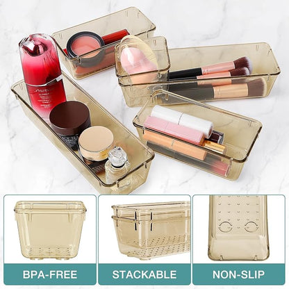 25 PCS Drawer Organizer Set, 5 Varied Size Bathroom and kitchen Drawer cabinet - Image 3