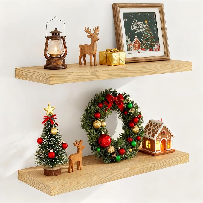 Fun Memories 32 Inch Floating Shelves by FunMemories