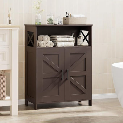 Homhedy Farmhouse Bathroom Storage Cabinet - Image 2