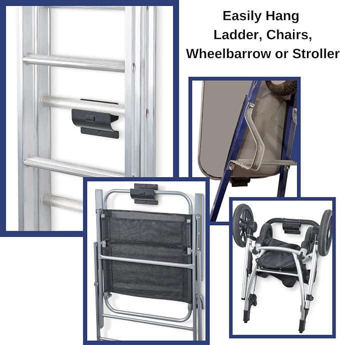 Ladder Hanger set of 4 For Garage Wall - Image 4