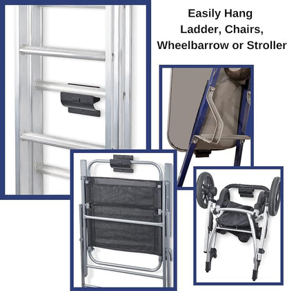 Ladder Hanger set of 4 For Garage Wall - Image 4