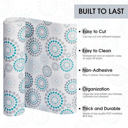 Drawer and Shelf Liner, Non-Slip Kitchen Cabinet Liners Non-Adhesive Thick - Image 3