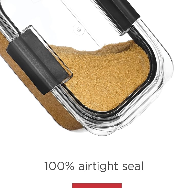Rubbermaid Brilliance Pantry Food Storage Container Set, Airtight & Leak-Proof - Image 5
