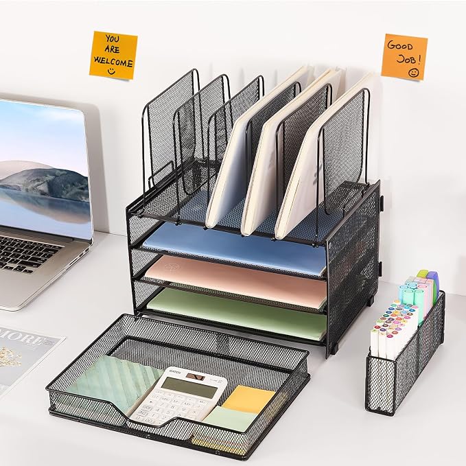 Desk Organizers and Accessories, 3-Tier Paper Organizer - Image 3