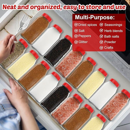 Mifoci 28 Pack 16 oz Plastic Spice Jars - Image 5