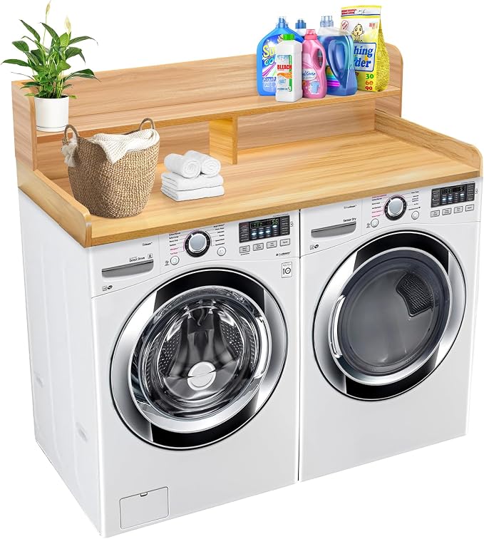 Royxen Laundry Countertop with Storage Universal Fit, Washer and Dryer by Royxen