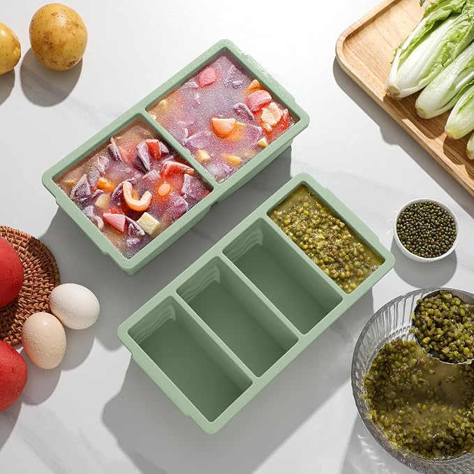 Silicone Freezer Trays with Lid - Image 3