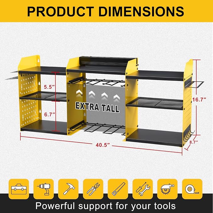 Power Tool Organizer Wall Mount - Image 2