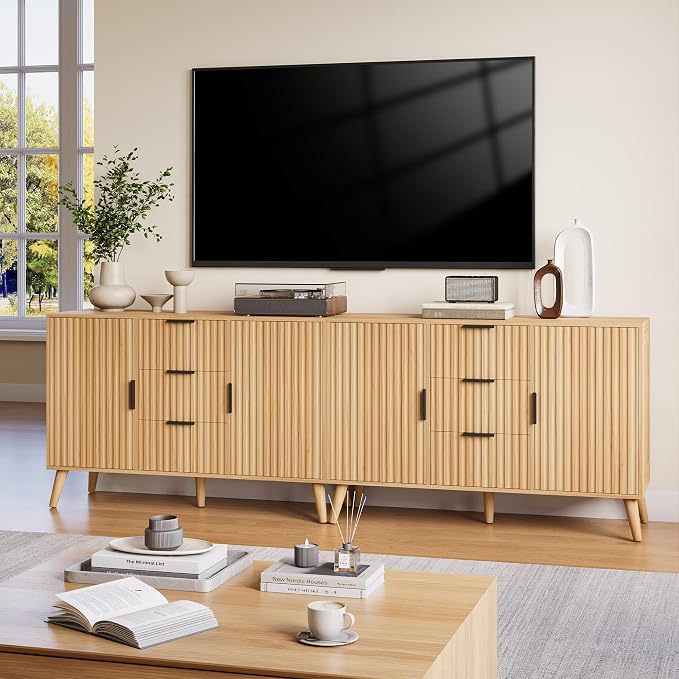 47.2" Fluted Sideboard Buffet Cabinet - Image 6