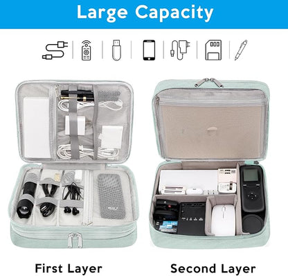CILLA Electronic Organizer Travel Case, Travel Cord Organizer Case Portable - Image 7