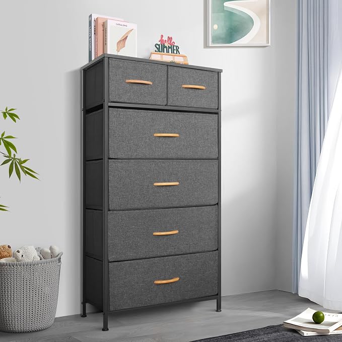 Mifuro Tall Dresser for Bedroom, Vertical Storage Organizer Tower - Image 2
