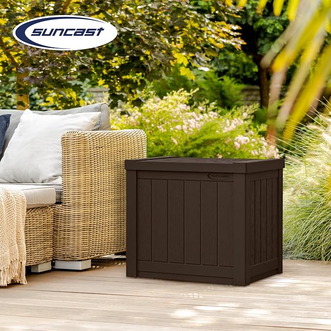 Suncast Small Outdoor Storage Box - Image 5