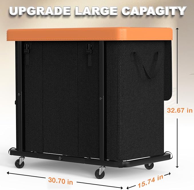 230L Large Fashion Laundry Basket - Image 6