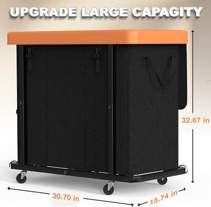 230L Large Fashion Laundry Basket - Image 6