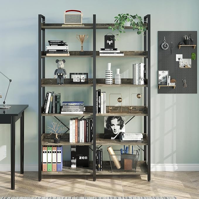 Seventable Bookshelf 6 Tier - Image 4