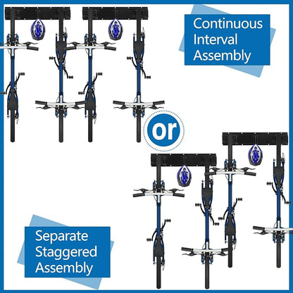 Sinoer Bike Storage Rack, Bike Wall Rack, Bike Storage Wall Mount - Image 5