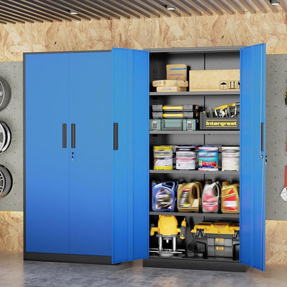 INTERGREAT Metal Storage Cabinet, Tall Metal Cabinet - Image 2