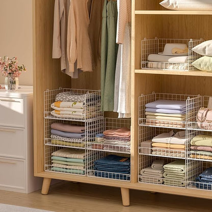 Yociyoga 5-Tier Stackable Closet Organizers and Storage Basket - Image 4