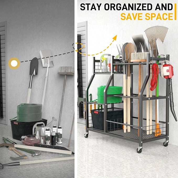 Ultrawall Garden Tool Organizer, Yard Tool Storage Rack - Image 6