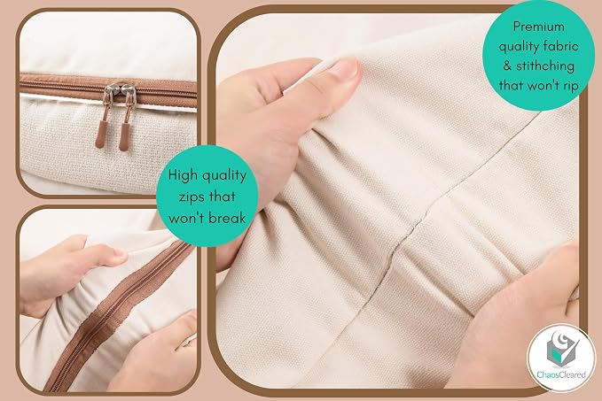 Chaos Cleared Canvas Storage Bags Designer Organizer - Image 6