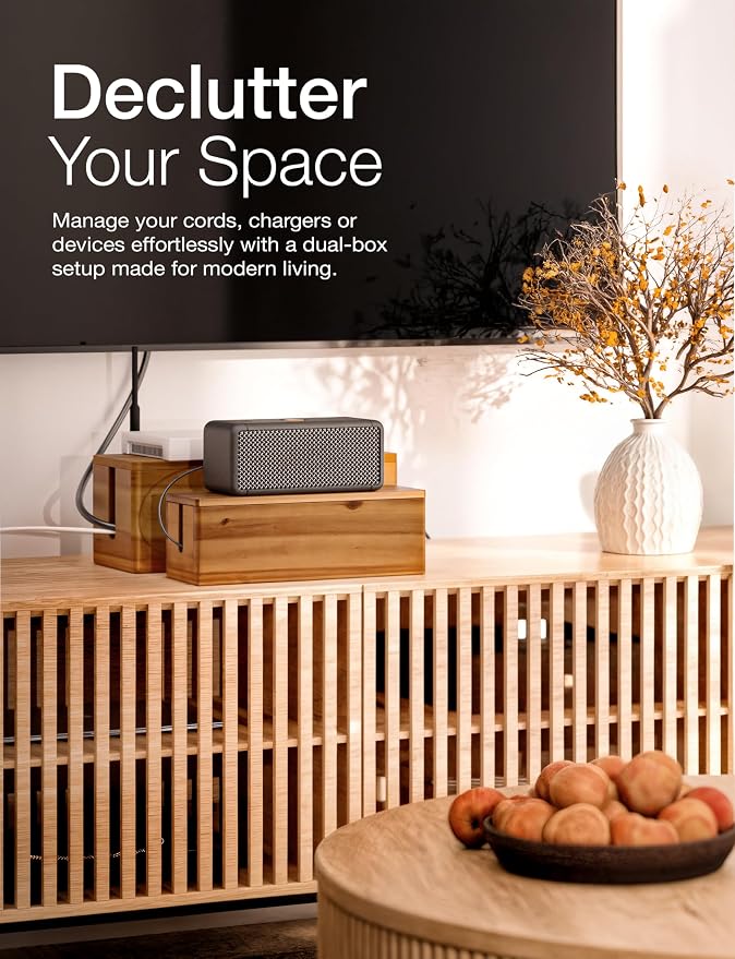 Acacia Large Cable Management Box - Image 7