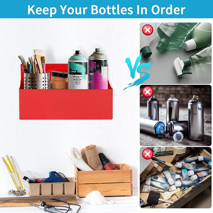 Magnetic Aerosol Spray Can Holder, Magnet Toolbox Bottle Holder, Tool Box - Image 5