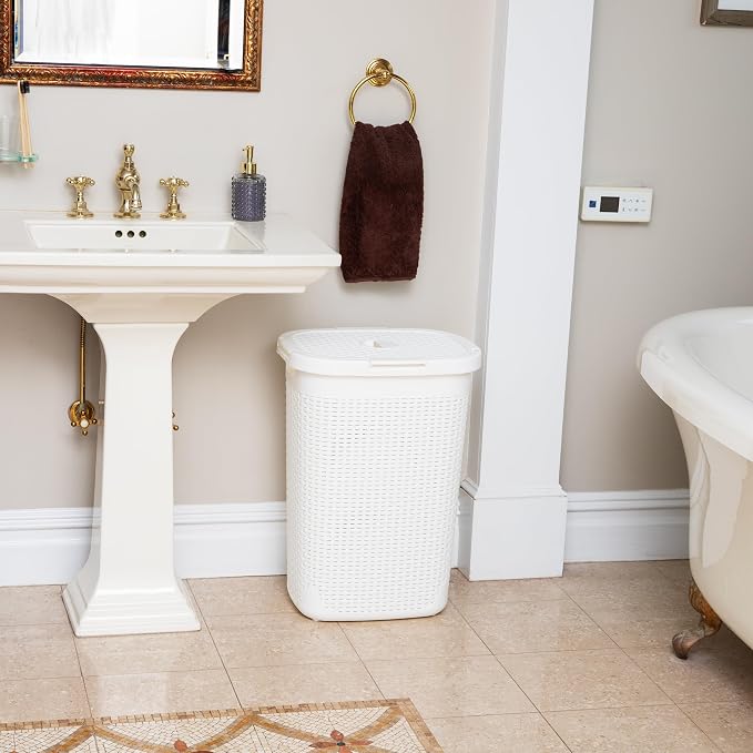 Mind Reader Slim Laundry Hamper - Image 6