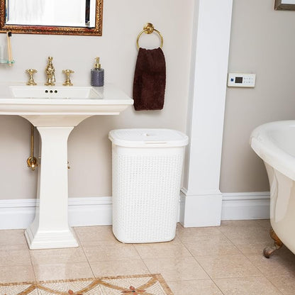 Mind Reader Slim Laundry Hamper - Image 6