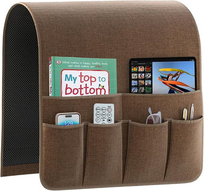 Armrest Organizer Non Slip Remote Control Holder Arm Chair Couch Caddy by QingLemon