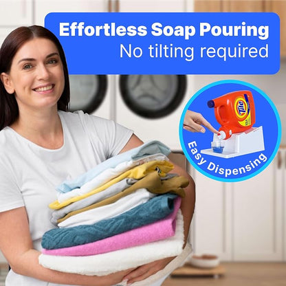 TidyFriend No-Spill Liquid Laundry Detergent Dispenser Holder, Laundry Soap - Image 3