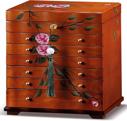 Hand-Painted Wooden Jewelry boxes by WelcometotheXloverise