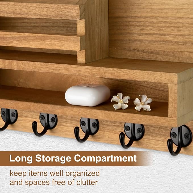 Key and Mail Holder Wall Mount, Key Hanger - Image 4