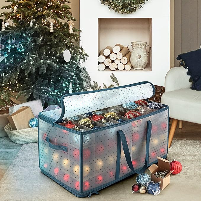 Large Christmas Ornament Storage Box - Image 6